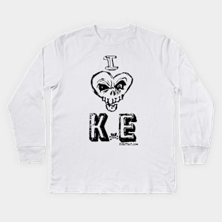 "IHeartKE" Kids Long Sleeve T-Shirt